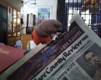 Maxwell, I asked if you wanted to READ the paper, not EAT it!