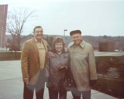 Daddy with his sister Mildred and brother-in-law Gerald