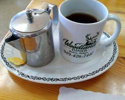 I just love this little picture that Pete took of his tea.