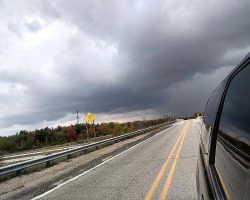 YIKES! I think the storm was chasing me!