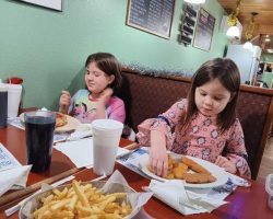 The girls enjoy a lunch at our favorite casual restaurant, The Nest.